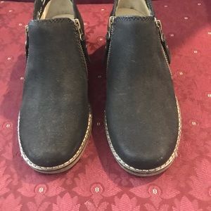 Black suede Hush Puppies Booties